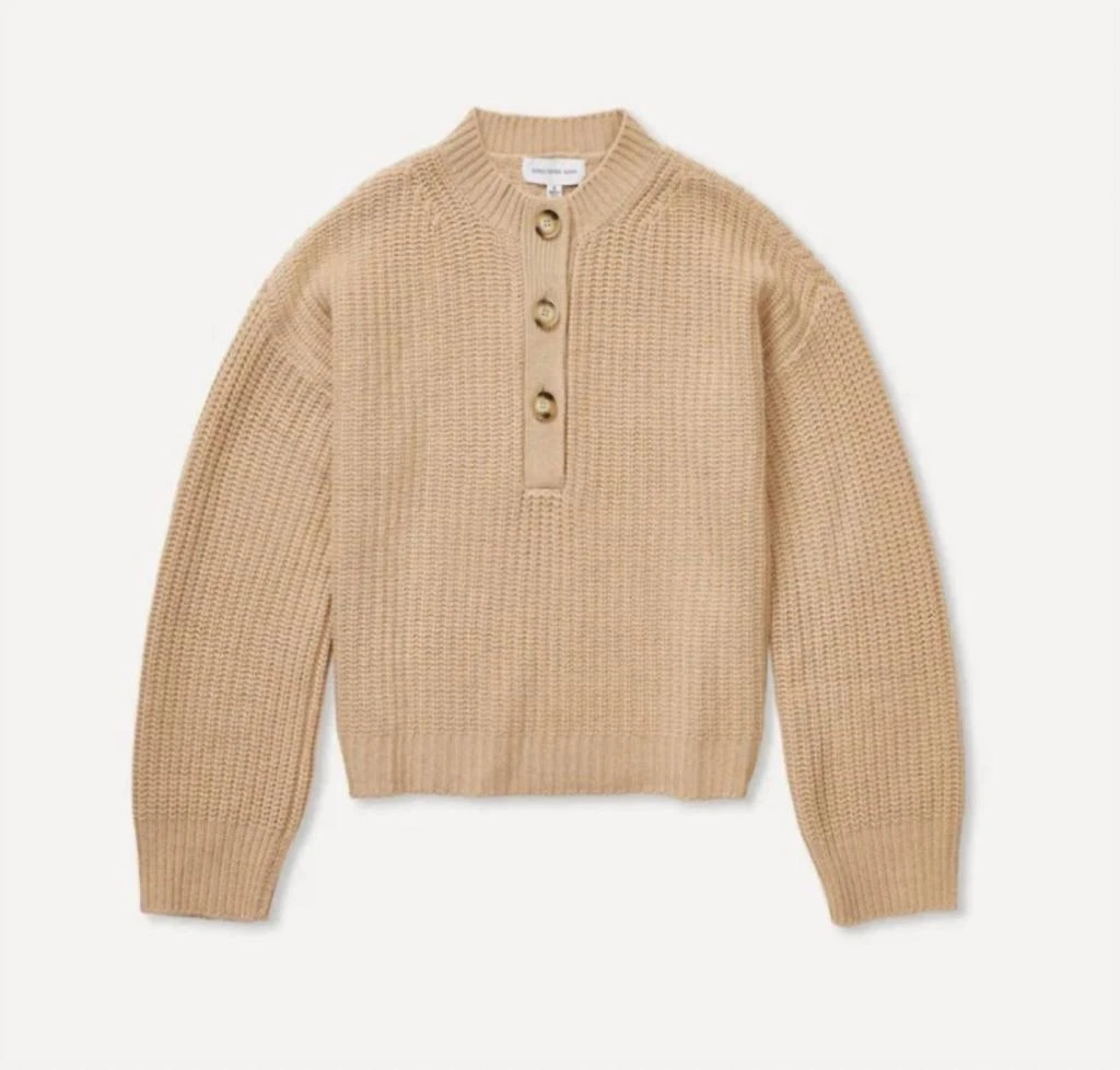 Something Navy Something Navy - Henley Cashmere Sweater 3