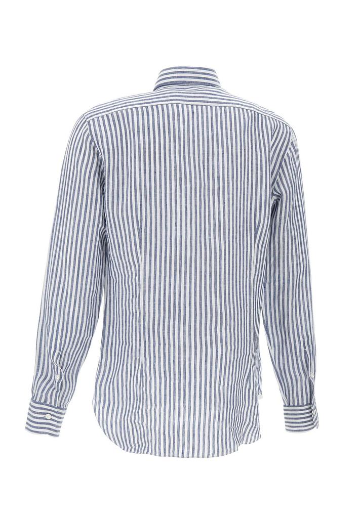 BARBA Barba Striped Long Sleeve Shirt