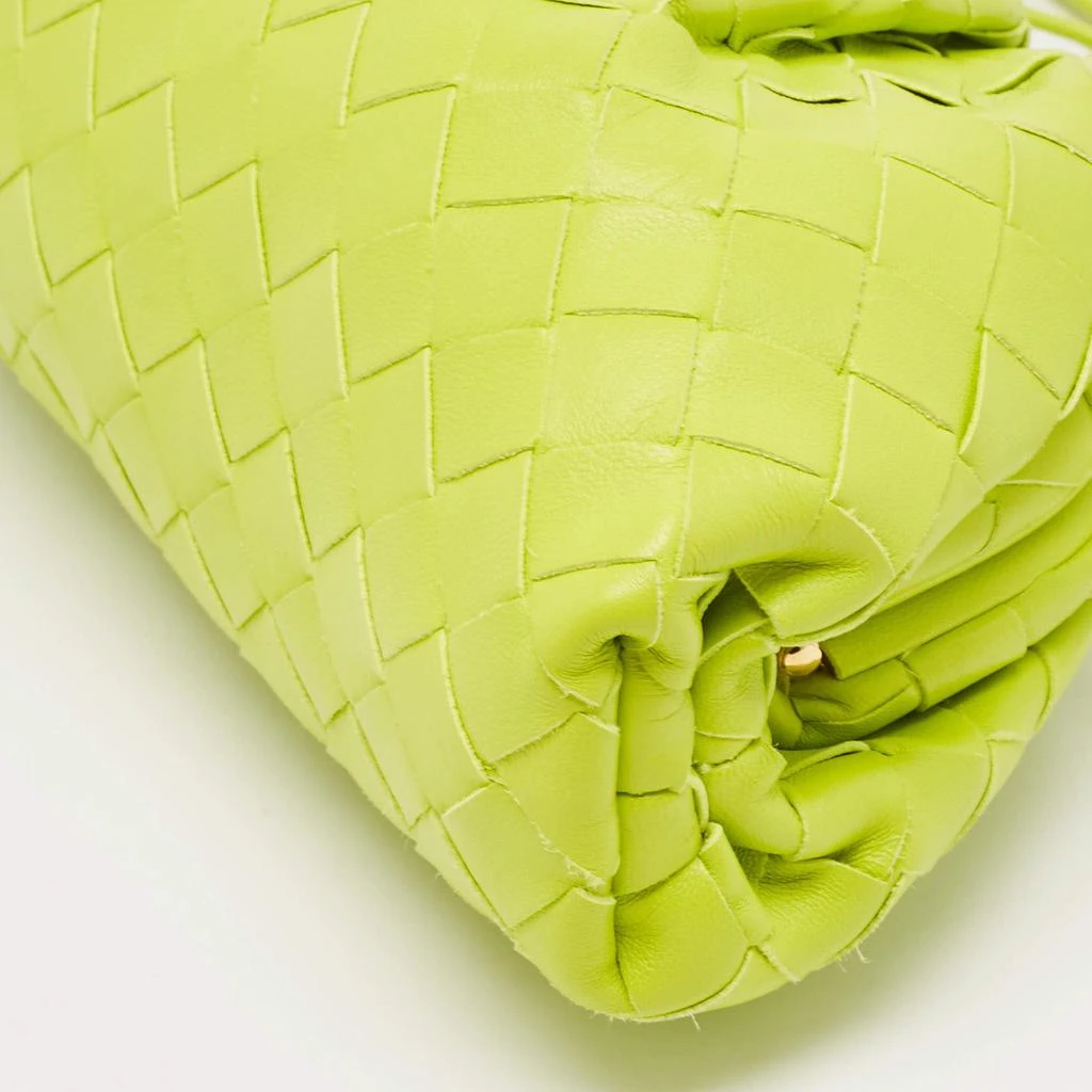 Bottega Veneta Bottega Veneta Neon Green Intrecciato Leather Mini Pouch Clutch 12
