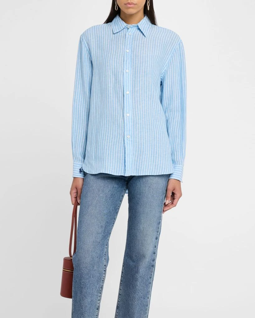 Ralph Lauren Oversize Fit Linen Shirt 4