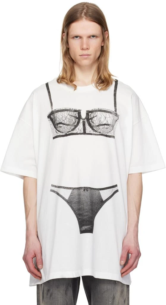 VAQUERA White Lingerie Tall T-shirt 1