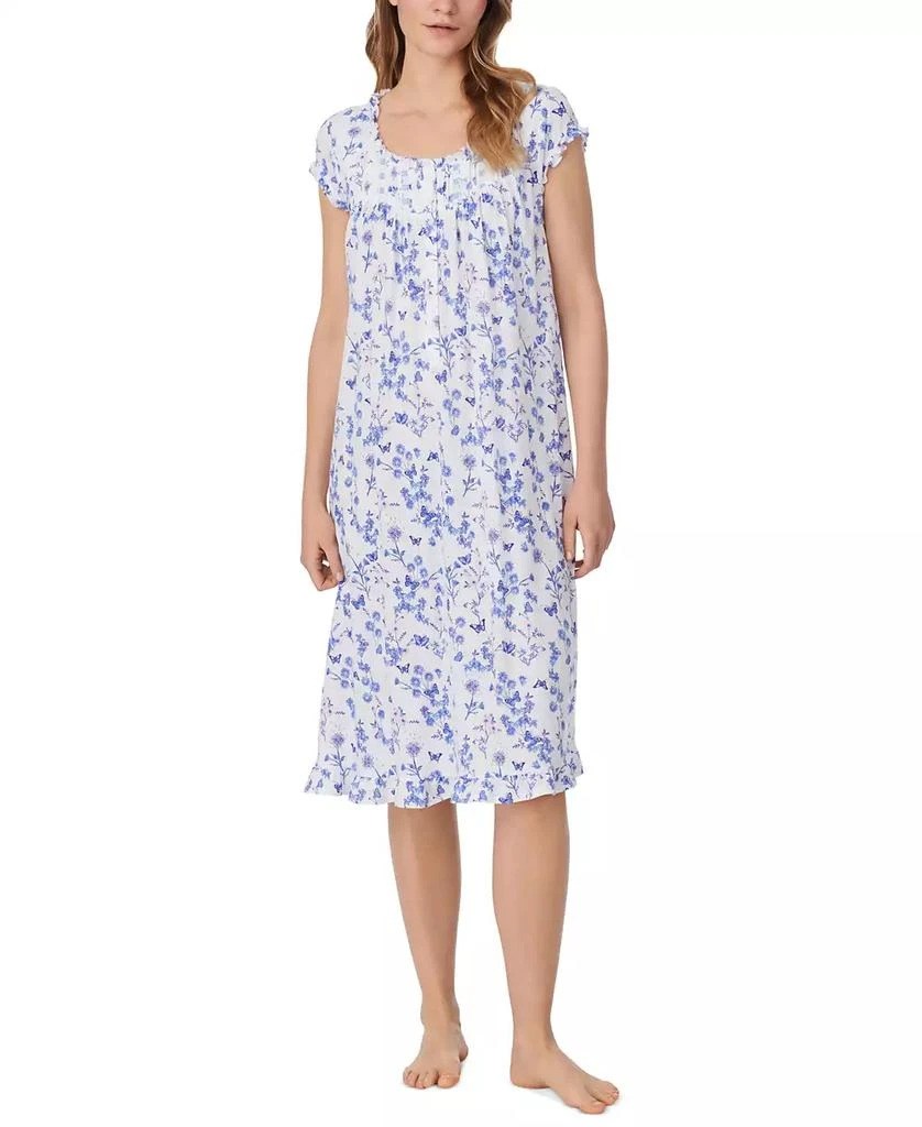Eileen West Women's Ruffled Botanical Waltz Nightgown 1