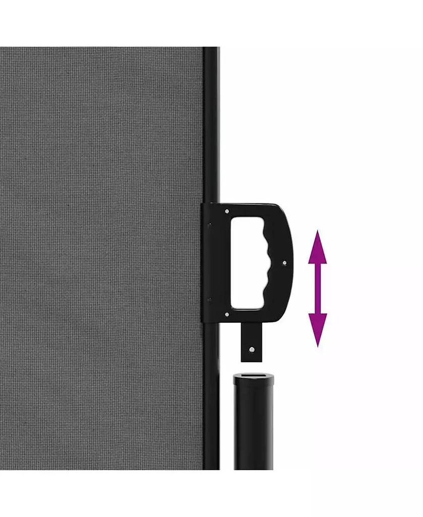 vidaXL Retractable Side Awning Anthracite 6
