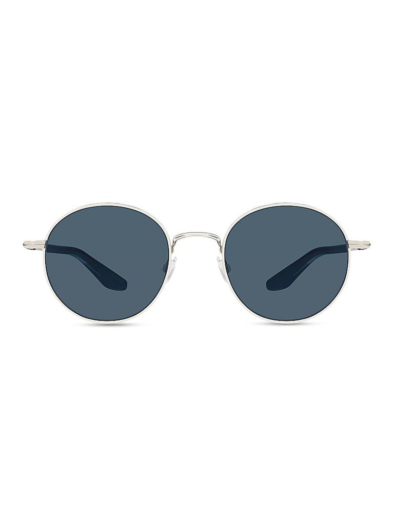 Barton Perreira Caster 50MM Round Sunglasses