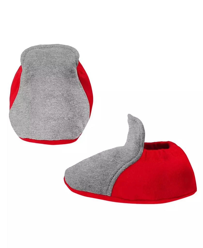 Outerstuff Baby Boys and Girls Red, Heather Gray Cincinnati Reds Three-Piece Love of Baseball Bib, Bodysuit and Booties Set 2