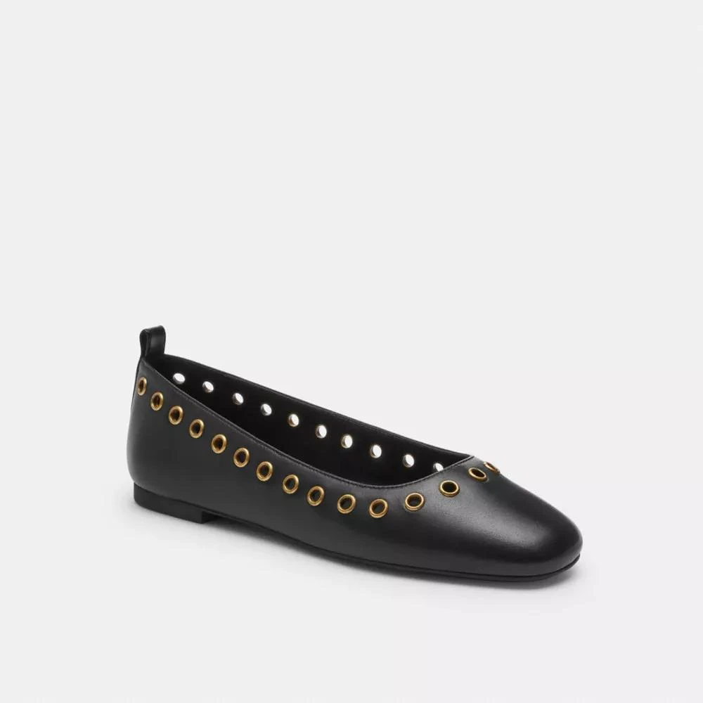 Coach Wendie Ballet With Grommets 2