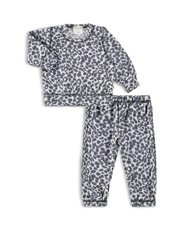 PAIGELAUREN Girls' Hacci Loungewear Set - Little Kid
