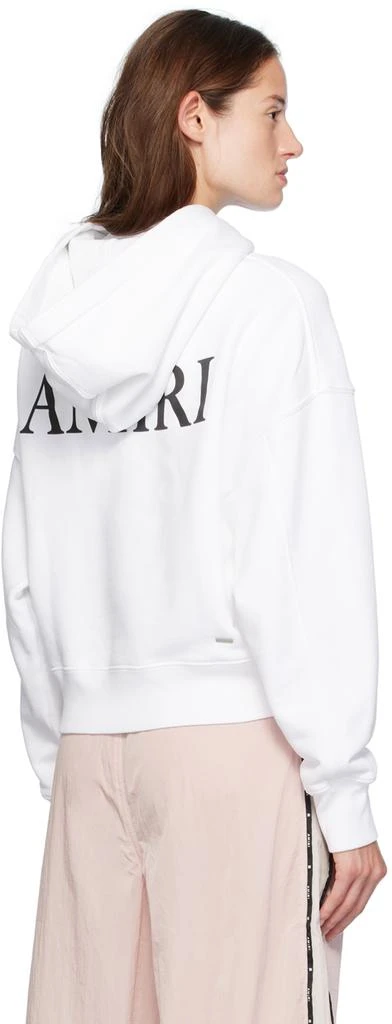 AMIRI White MA Core Logo Hoodie 3