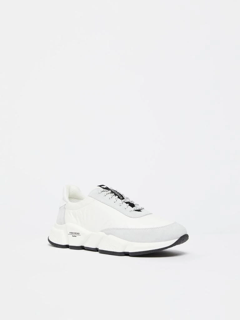 WEEKEND MAX MARA Nylon and leather running shoes 2