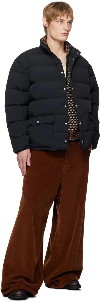 BODE Black Burlington Puffer Down Jacket 4