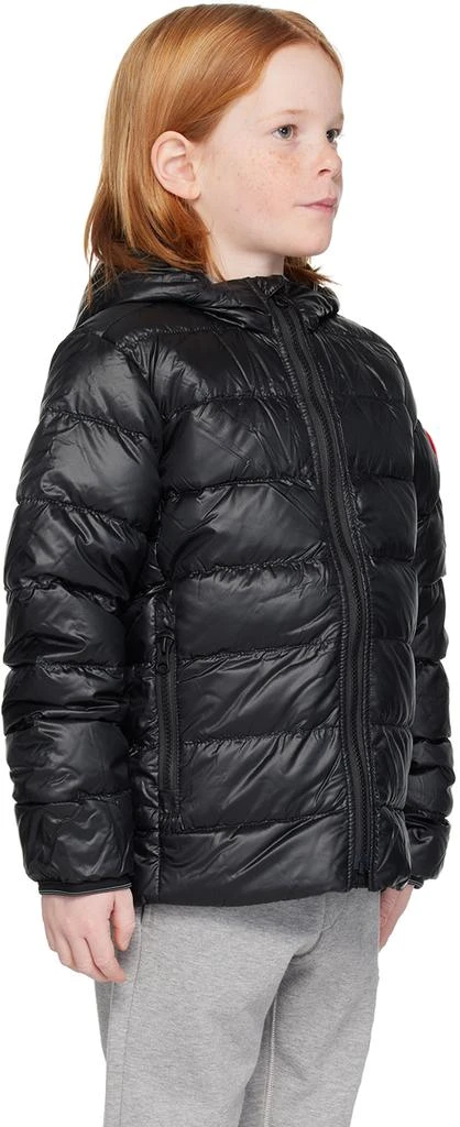 Canada Goose Kids Black Crofton Down Jacket 2