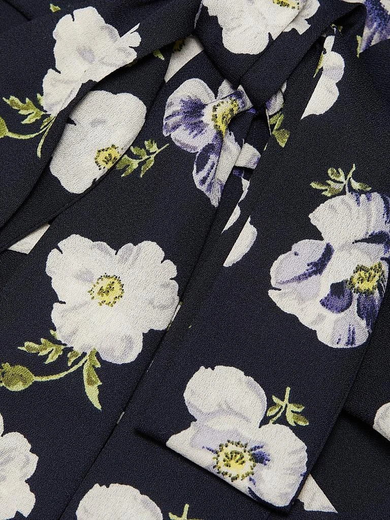 Cinq à Sept Mini Tossed Poppies Isha Sleeveless Midi-Dress 7