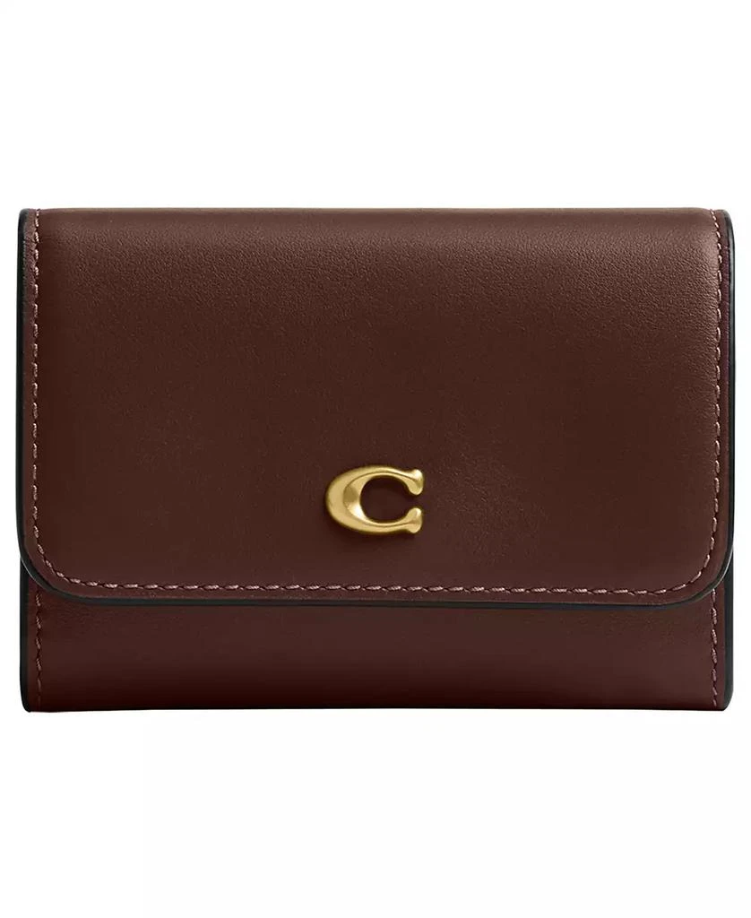 Coach Essential Leather Flap Card Case