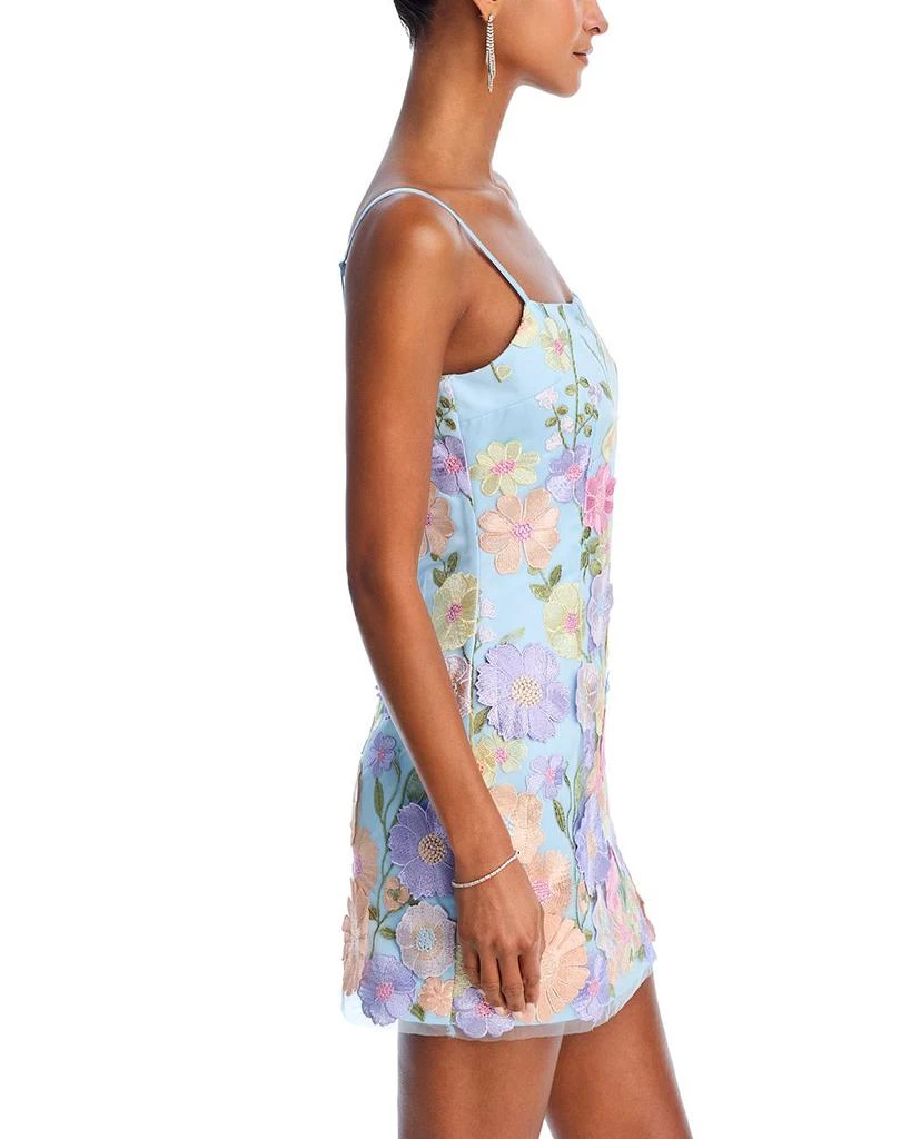 AQUA Embroidered Mini Dress - Exclusive 5
