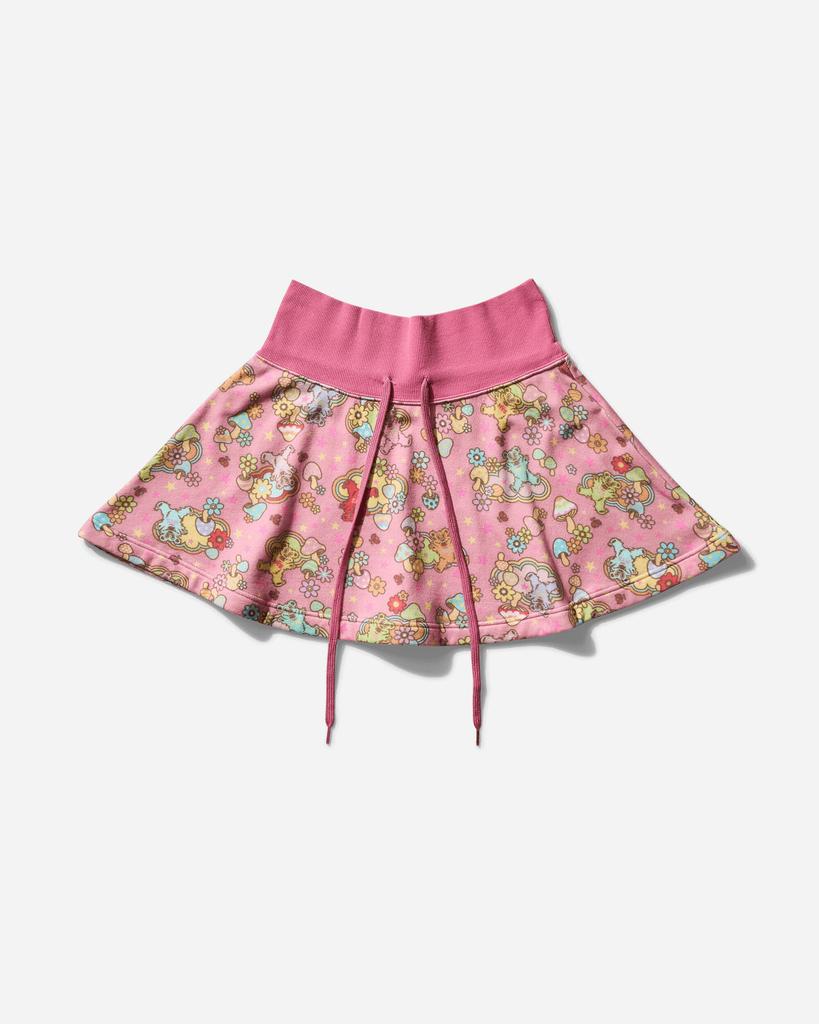 Hysteric Glamour Women's Fire Bear Dream Pattern Skirt Pink