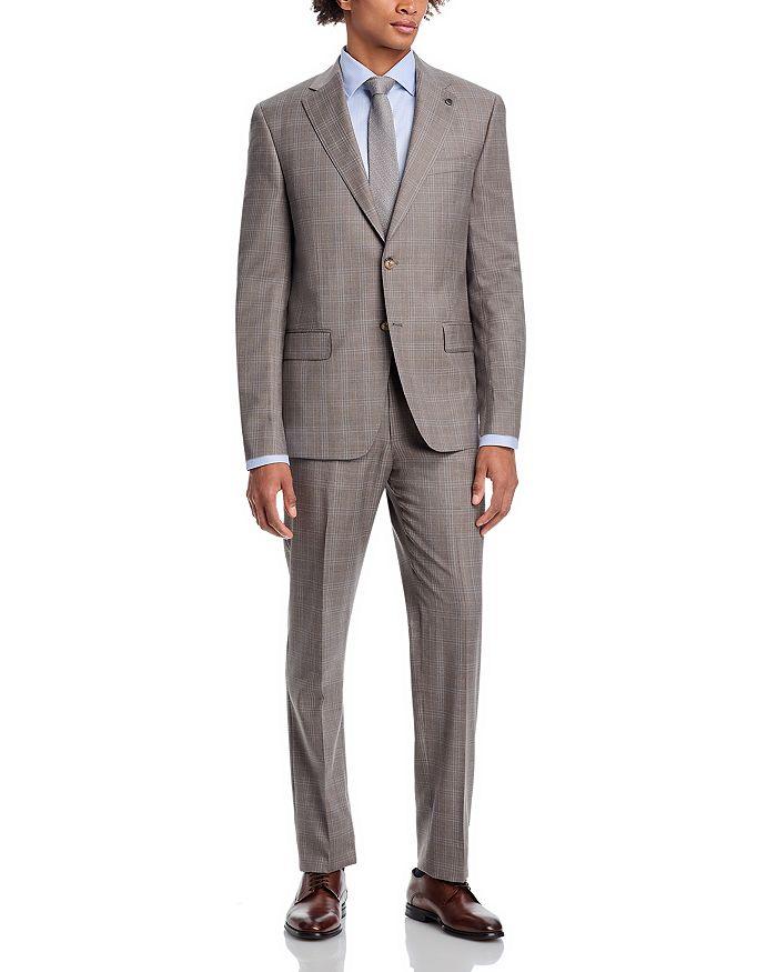 Hart Schaffner Marx New York Plaid Regular Fit Suit