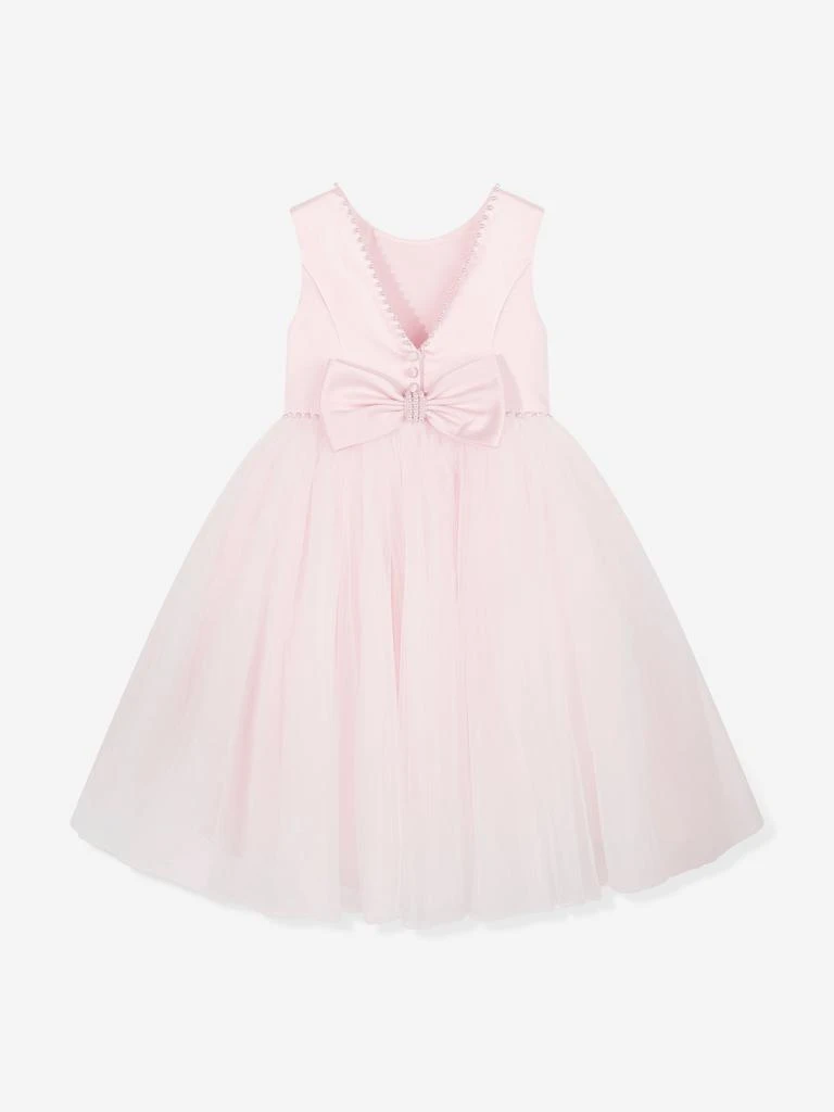 Sarah Louise Girls Ceremonial Ballerina Length Dress in Pink 2