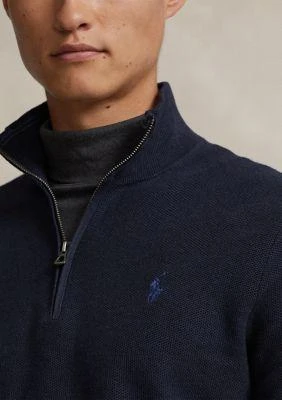 Ralph Lauren Ralph Lauren Mesh Knit Cotton Quarter Zip Sweater 3