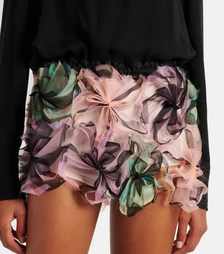Susan Fang Air-Whirl floral-appliqué miniskirt 4