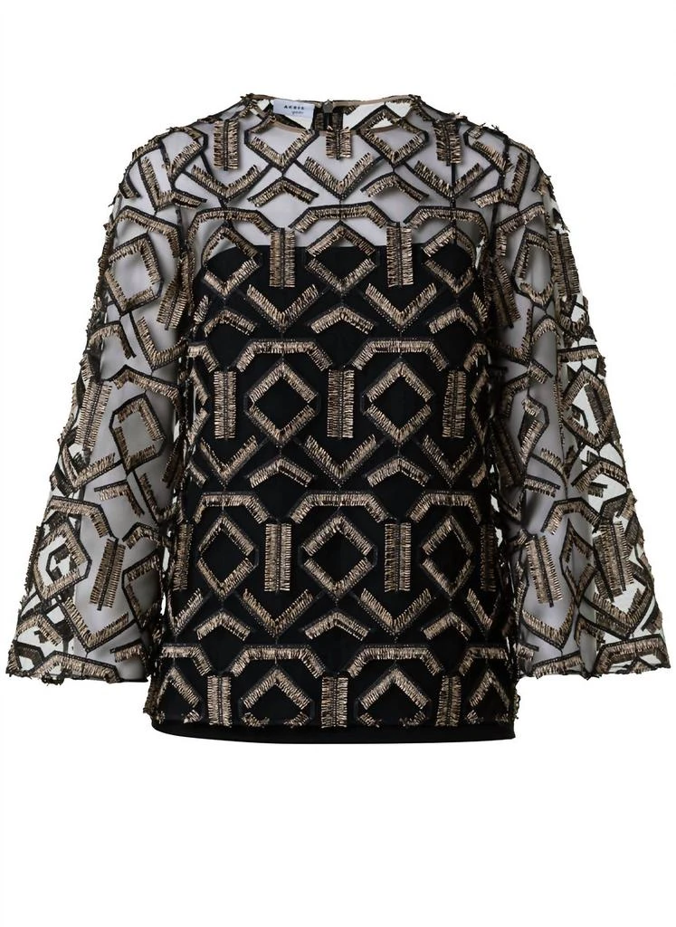Akris Akris Punto - Loose Fitted Embroidered Blouse 5