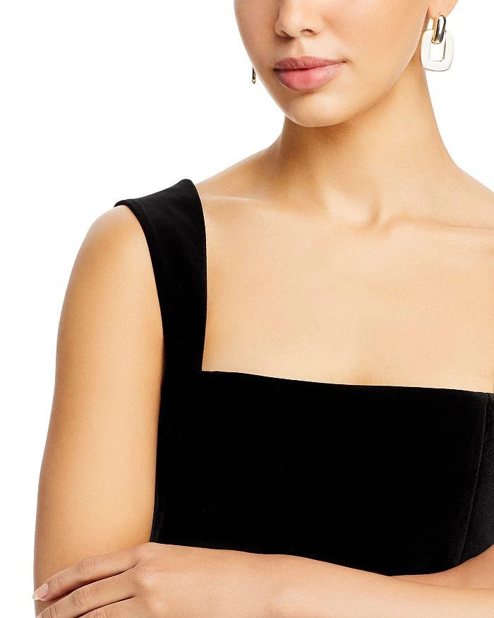 Alice + Olivia Taylum Sleeveless Velvet Mini Dress 5