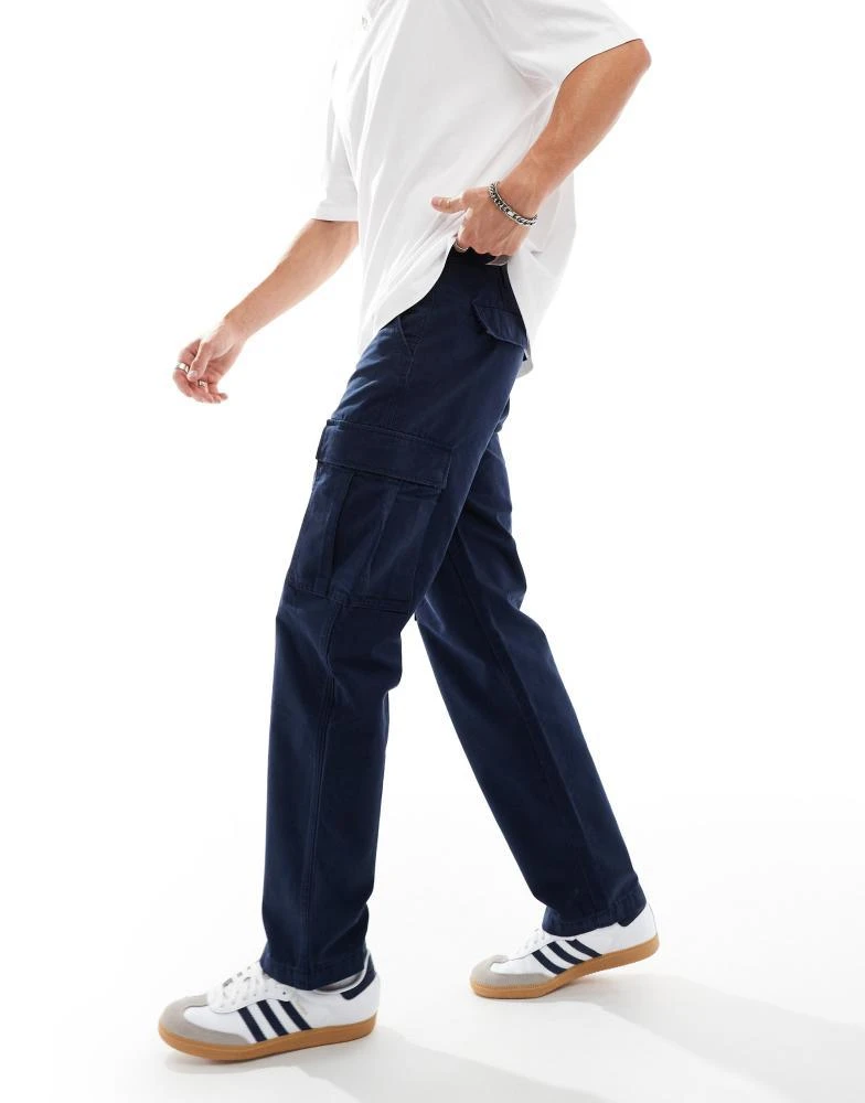 Levi's Levi's XX cargo straight fit trousers in navy 4