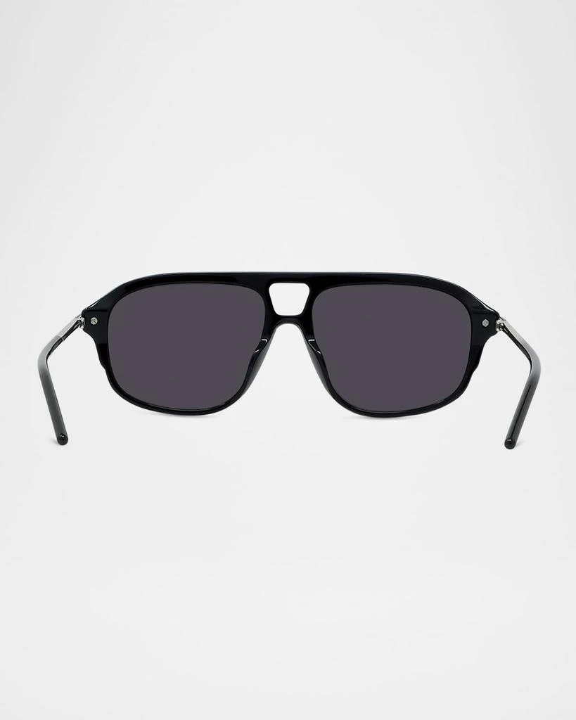 Givenchy Men's GV40113IM Acetate Square Sunglasses 5