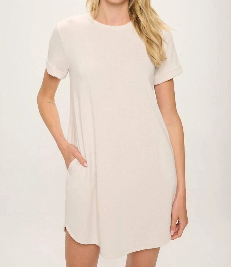 Cherish - T-shirt Dress  On Sale Now with Up to 34% Off | Discover  Exclusive Deals & Savings at BeyondStyle  Authentic Cherish women > dresses  > mini|4140194550|beige|clothing|dresses|mini|polyester|solid|under $50  om|women with