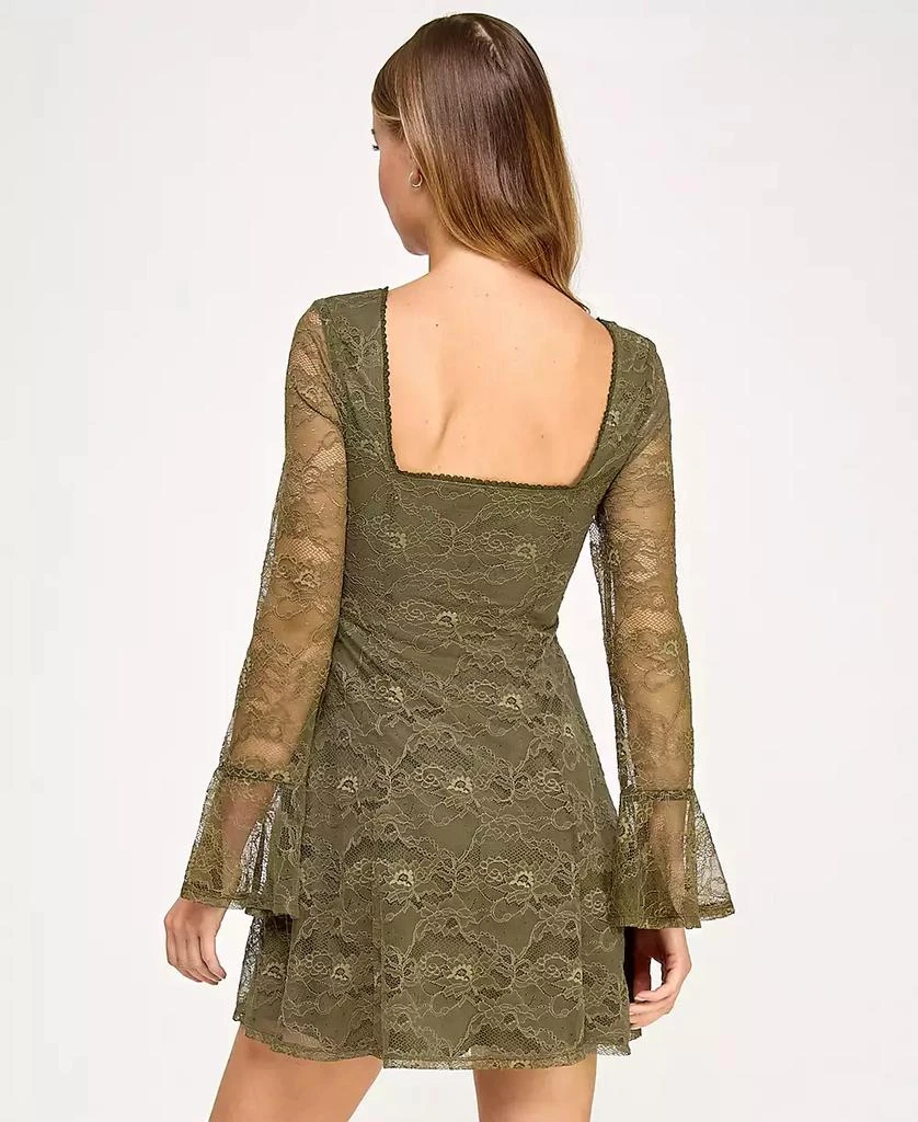 SENI & CADE Juniors' Long Sleeve Fit and Flare Dress 5