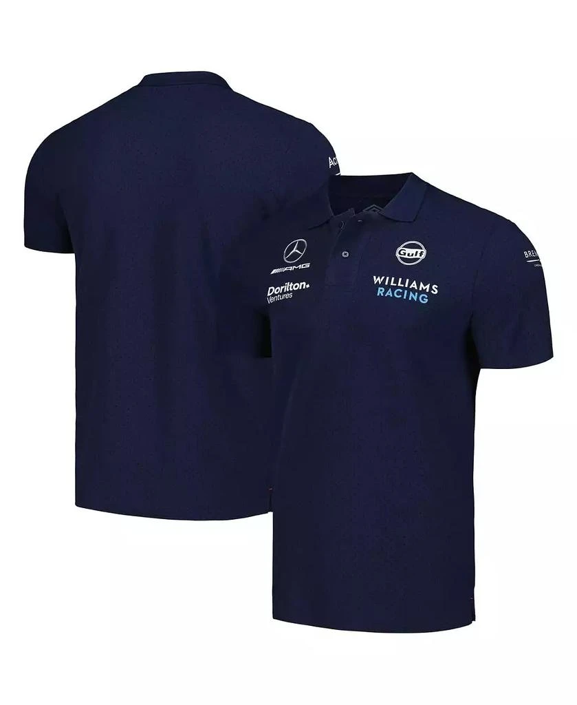 Umbro Men's Navy Williams Racing CVC Media Polo Shirt 1