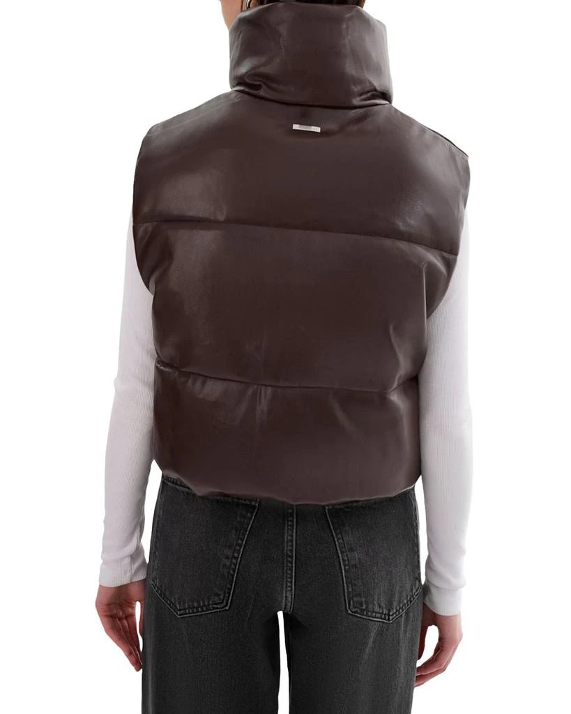 LaMarque Melicia Reversible Faux Leather & Fleece Vest 6
