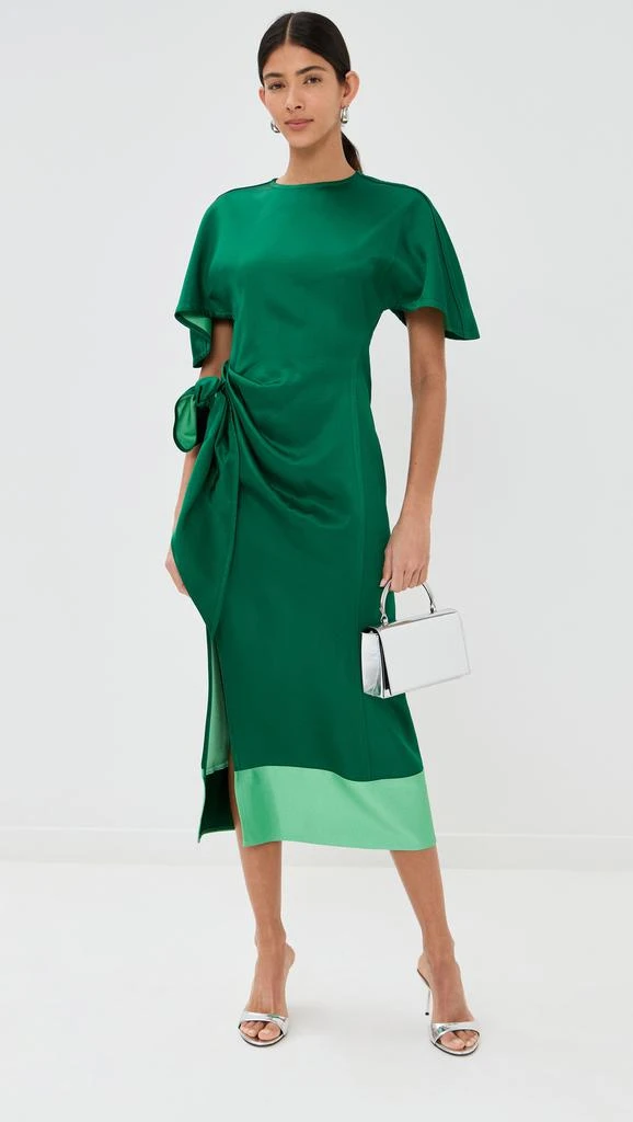 Rosie Assoulin Sash & Slit Dress 4