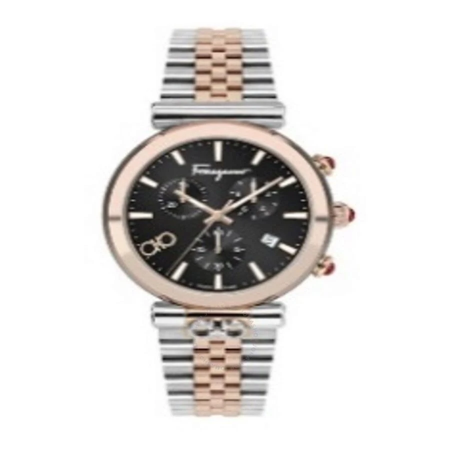 Salvatore Ferragamo Ora Quartz Black Dial Watch SFYB02524 1