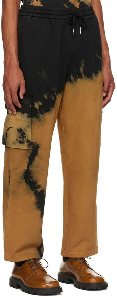 Feng Chen Wang Black & Yellow Tie-Dye Lounge Pants 2