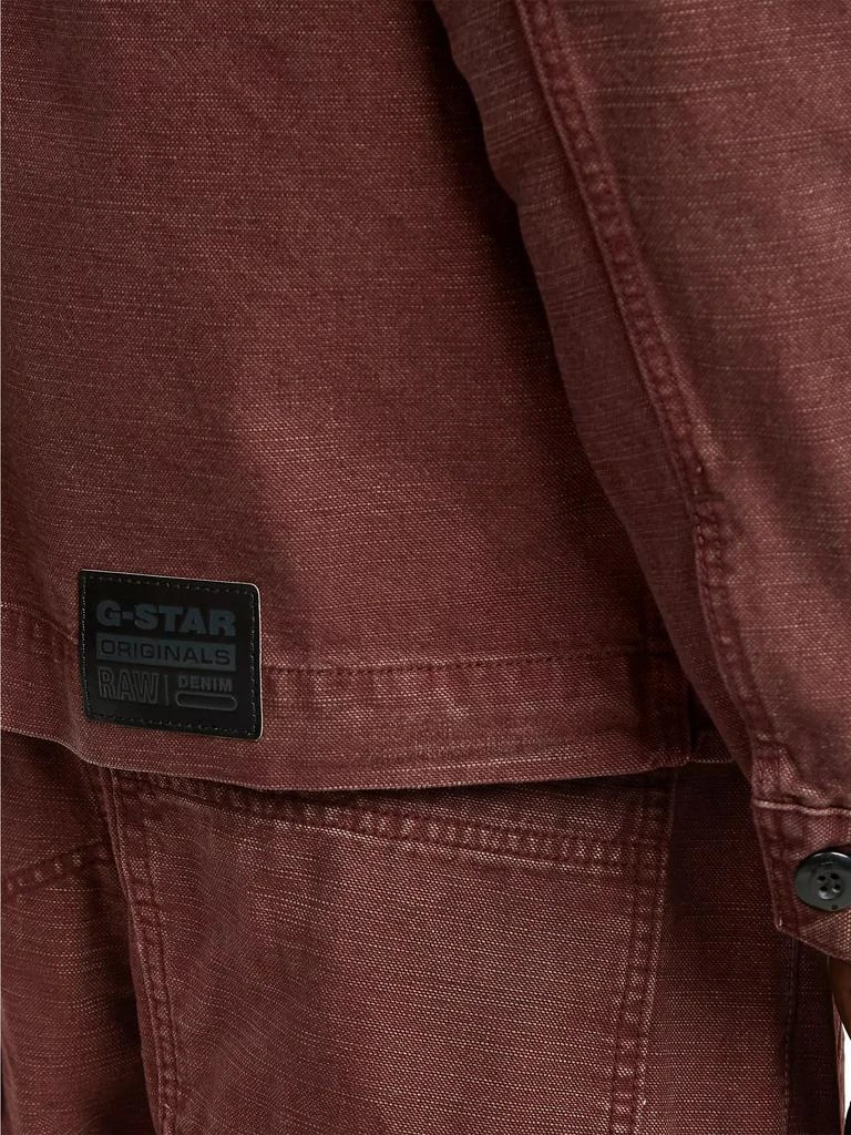 G-Star Cotton Button-Front Overshirt 6