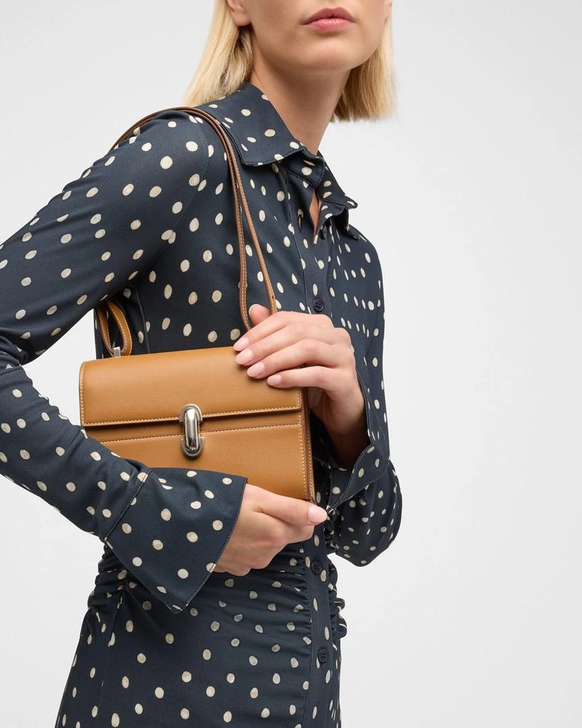 SAVETTE Symmetry 19 Leather Top-Handle Bag 4
