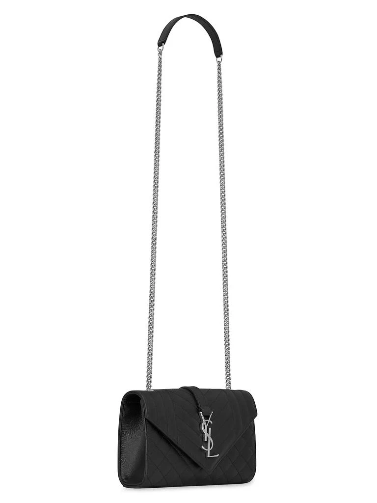 Yves Saint Laurent Envelope Small Bag In Mix Matelassé Grain De Poudre Embossed Leather 3