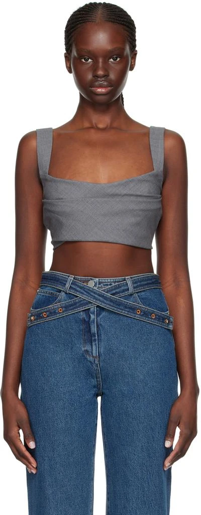 Paris Georgia Gray Amara Tank Top 1