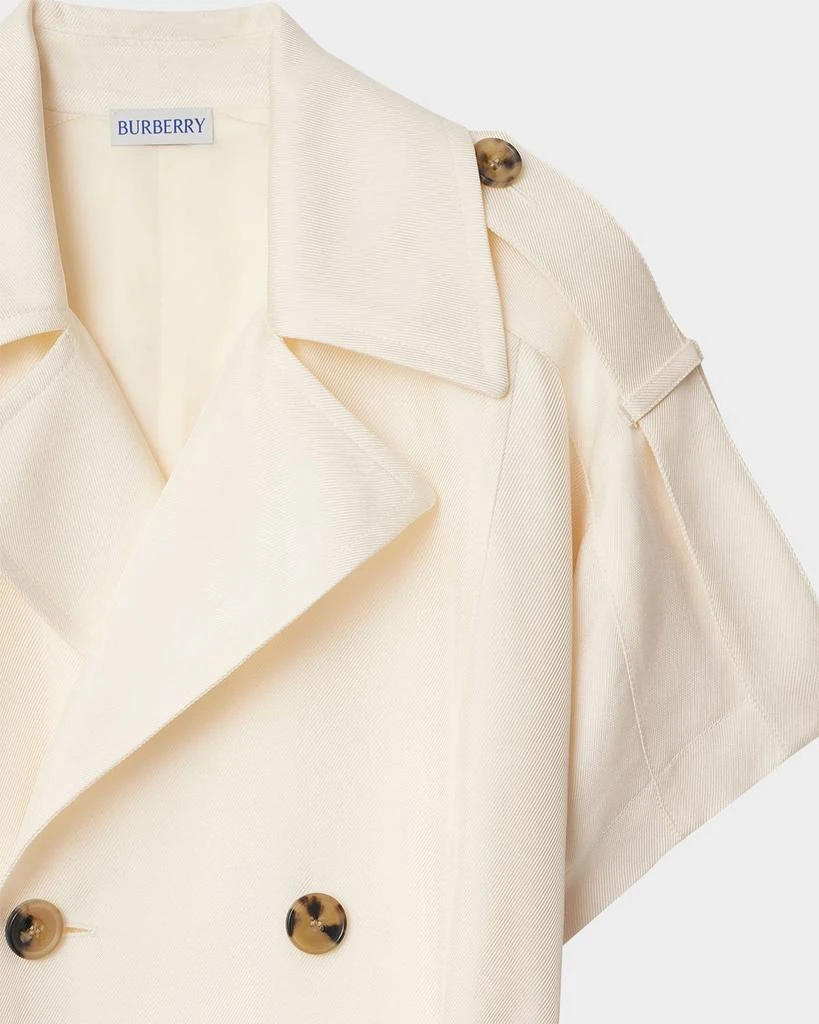 Burberry Short-Sleeve Belted Trench Dress 5