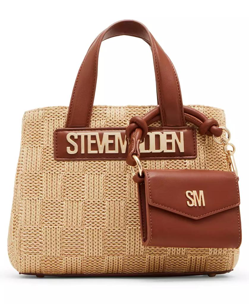 Steve Madden Bflores Raffia Mini Tote
