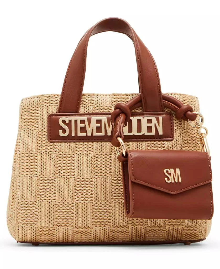Steve Madden Bflores Raffia Mini Tote 1