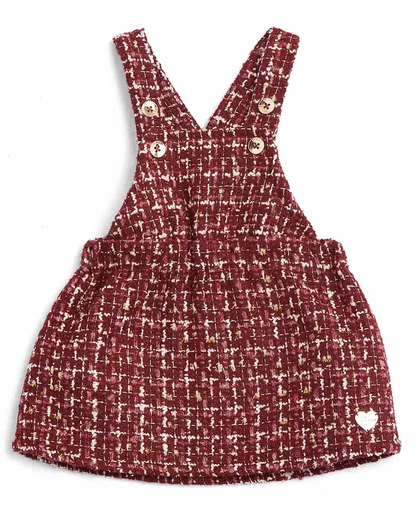GUESS Baby Girl Long Sleeve Bodysuit and Tweed Skirtall Set 3