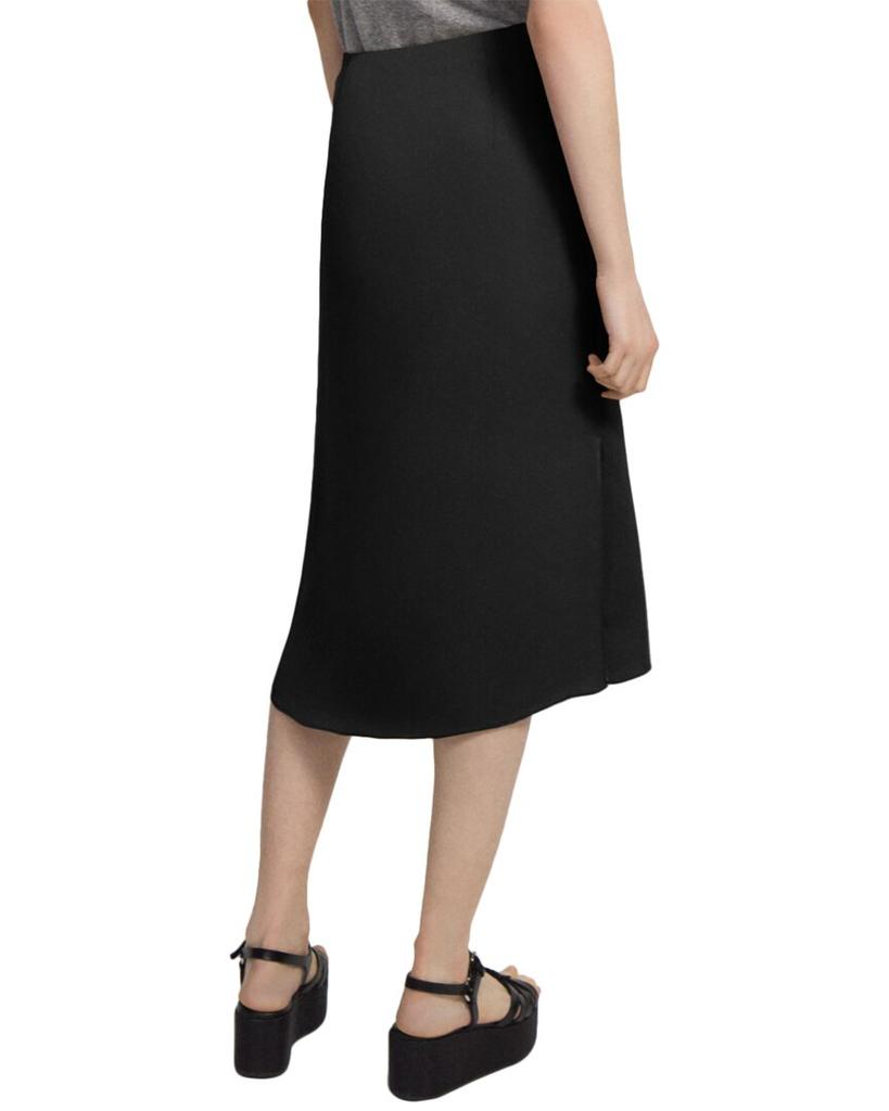 Theory Double Vent Silk Slip Skirt