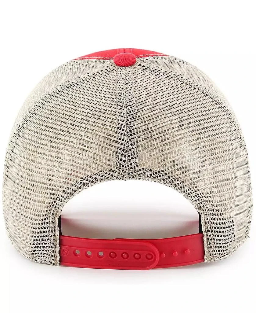 47 Brand Men's Red, Natural Super Bowl LVII Flagship Wash MVP Snapback Hat 3