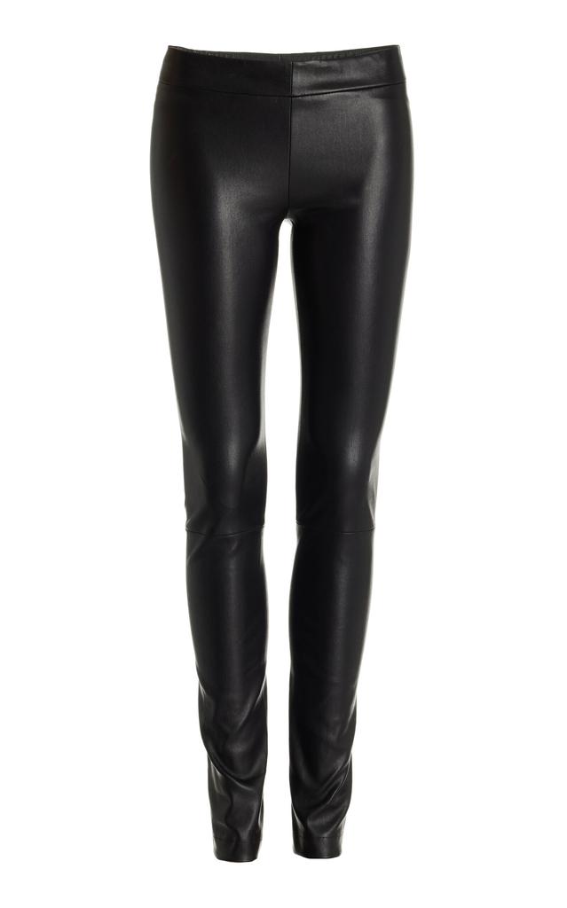 Woolworth mid-rise leggings in black - The Row | Mytheresa