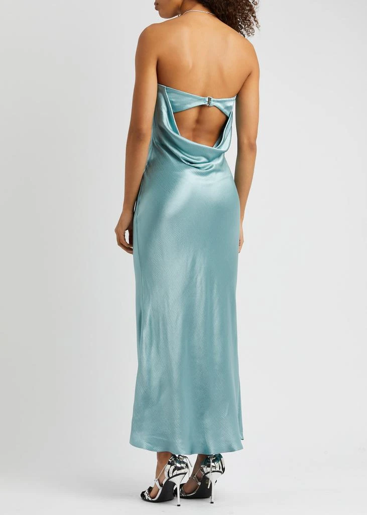 Bec & Bridge Moon Dance strapless satin maxi dress 3