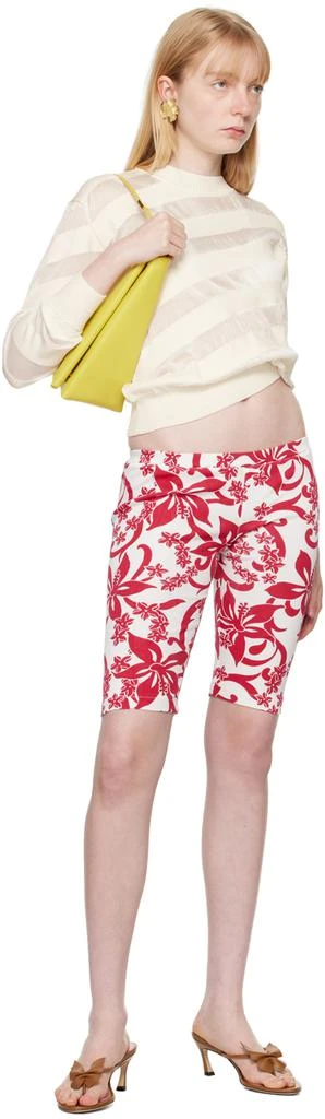 Gimaguas Red & White Lulu Shorts 4