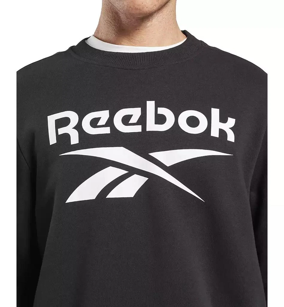 Reebok Men's Identity Fleece Stacked Logo Crew Sweatshirt 3