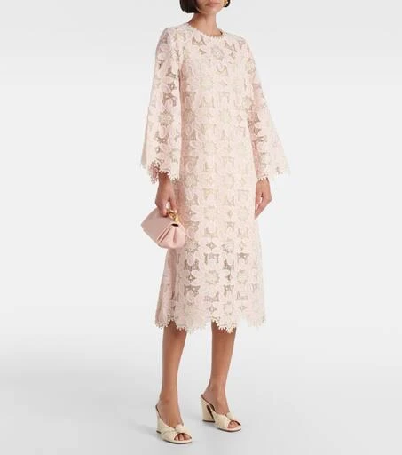 Zimmermann Ottie scalloped lace midi dress 2