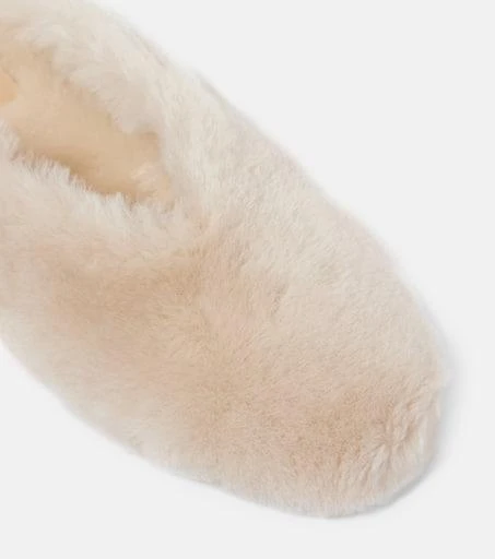 Le Monde beryl Regency shearling mules 5
